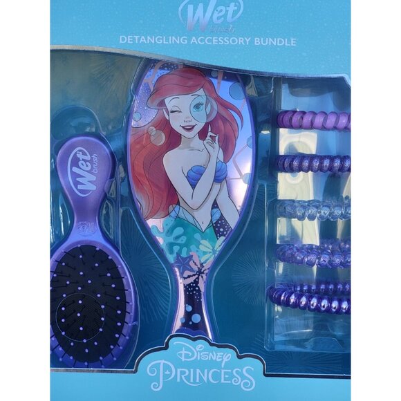 Wet Brush Disney Princess Ariel Original & Mini Detangler Accessory Set NEW - Picture 2 of 5